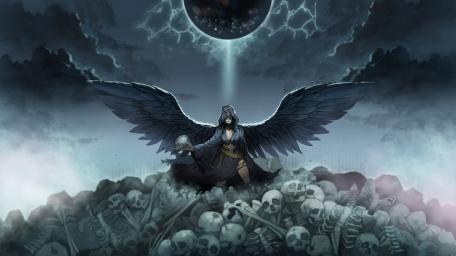 Dark Angel's Realm of Bones wallpaper