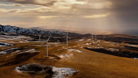 Wind farm wallpaper