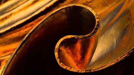 Golden wave wallpaper
