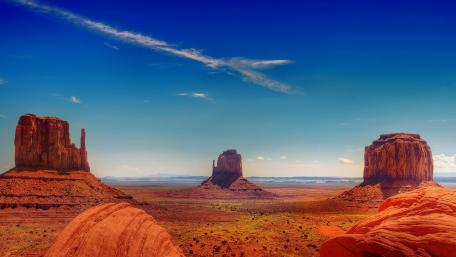 Arizona's famous buttes wallpaper