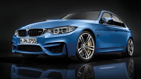 Sleek Blue BMW M4 Wallpaper for Car Enthusiasts wallpaper