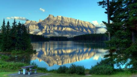 Banff National Park, Two Jack Lake wallpaper