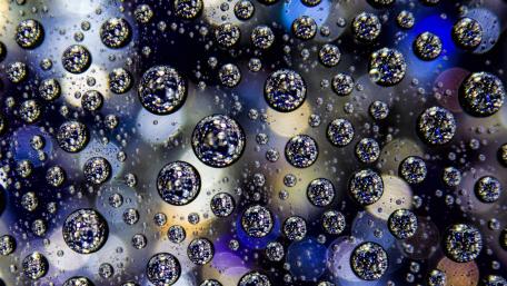 Bubbles of Light in an Abstract World wallpaper