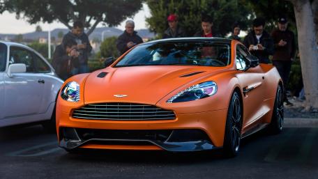 Stunning Orange Dream Car Wallpaper wallpaper
