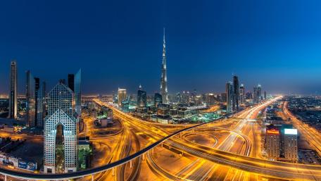 Dubai at Night wallpaper