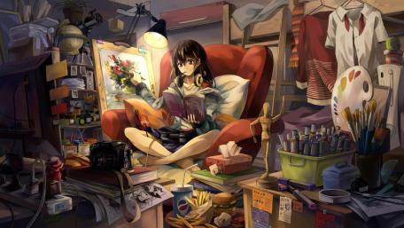 Gamer Anime Girl wallpaper