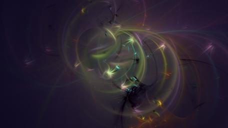Vibrant Swirls of Light and Colorful Patterns wallpaper