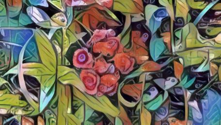 Vibrant Floral Abstraction Inspiring Creativity wallpaper