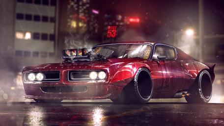 Dodge Charger art wallpaper