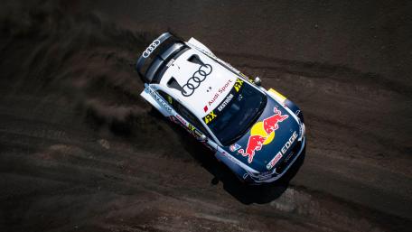 Mattias Ekström in his Audi S1 at the 2018 World RX of Canada wallpaper