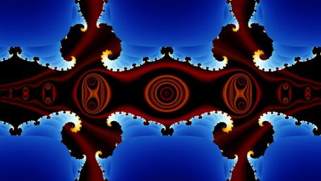 Vibrant Fractal Symphony in 4K Quality wallpaper