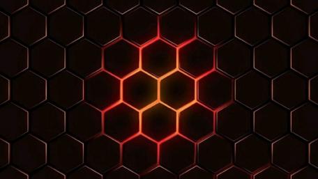 Glowing Honeycomb Essence wallpaper