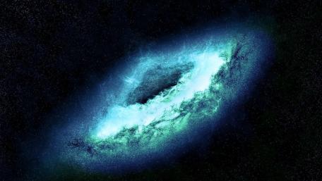 Vibrant Cosmic Vortex of Light and Color wallpaper