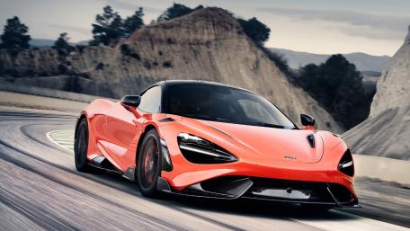 Sleek McLaren 720S on a Curvy Track wallpaper