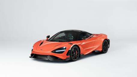 Sleek McLaren 720S in Striking Orange Finish wallpaper