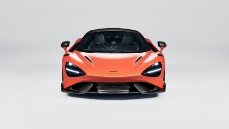 Sleek Orange McLaren 720S Wallpaper wallpaper