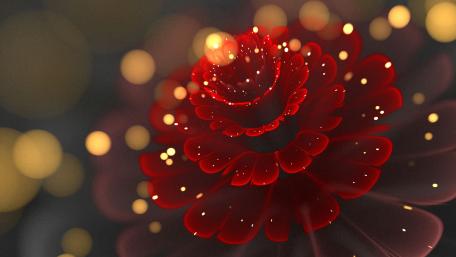 Radiant Blooming Elegance wallpaper
