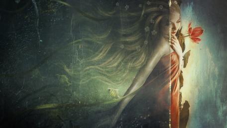 Enchanting Dreamscape with Ethereal Beauty wallpaper
