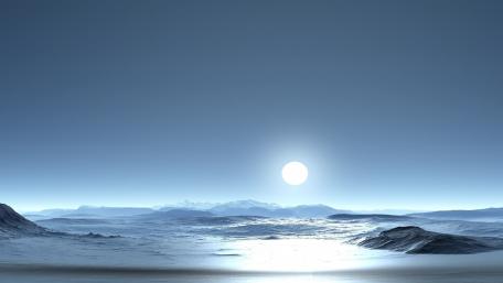Serene Night Under the Full Moon wallpaper