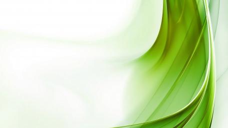 Sleek Green Waves of Abstract Elegance wallpaper