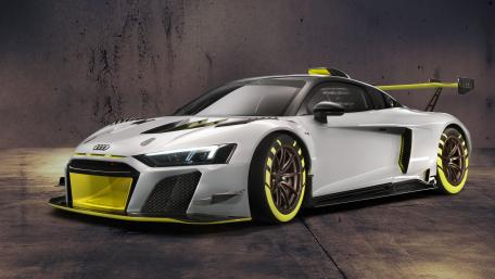 Sleek Audi Race Car Wallpaper Showcase 4K Performance Design wallpaper
