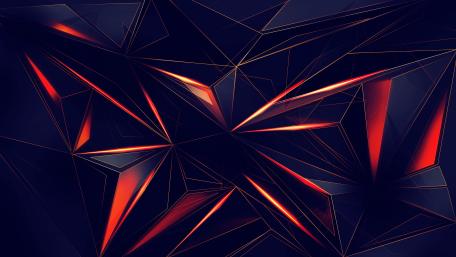 Geometric Labyrinth of Light and Shadow wallpaper
