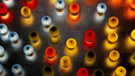 Radiant Patterns of Light and Color wallpaper