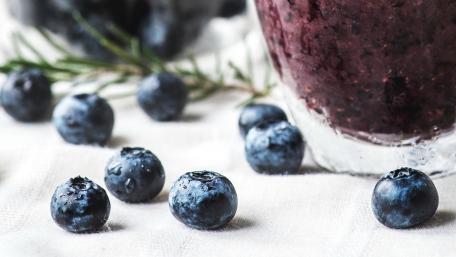 Blueberries Freshness in Every Bite wallpaper