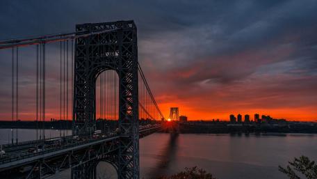Bridging the Sunset wallpaper