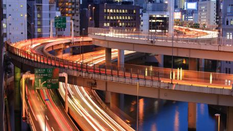 Expressway Junction in Tokyo wallpaper