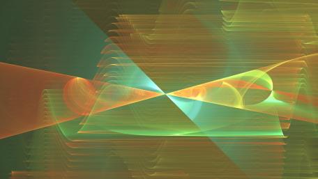 Vibrant Fractal Symphony of Colors and Shapes wallpaper