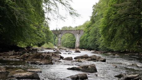 Falls of Duchart wallpaper
