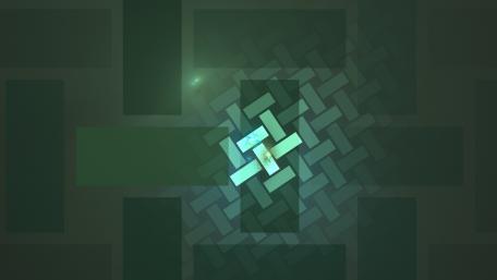 Intricate Green Fractal Design for Modern Spaces wallpaper
