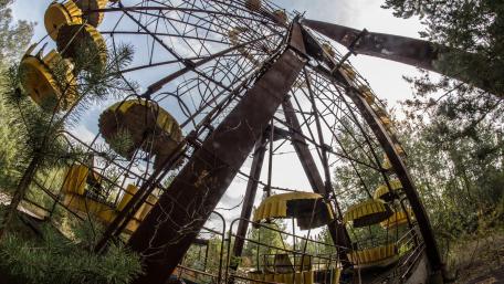 Pripyat amusement park wallpaper