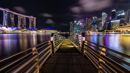 Marina Bay by night wallpaper