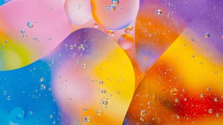 Colorful Bubble Symphony wallpaper