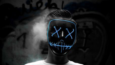 Masked man wallpaper