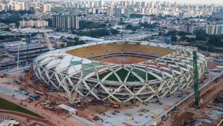 Arena da Amazônia During Construction wallpaper