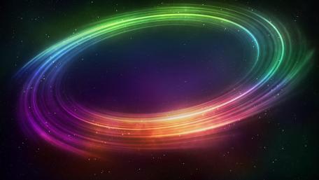 Rainbow ring wallpaper