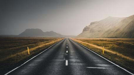 Straight way wallpaper