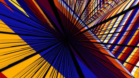 Vibrant Fractal Explosion Artistry wallpaper