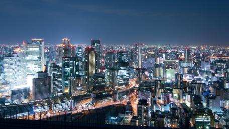 Umeda at Night wallpaper