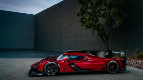 Sleek Mazda Racing Marvel wallpaper