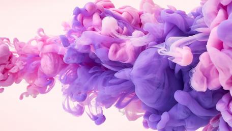 Dreamy Swirls of Pink and Purple Smoke wallpaper
