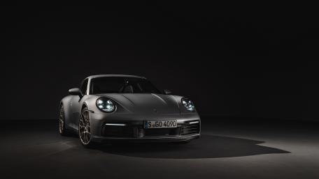 Sleek Monochrome Porsche Dream Car Wallpaper wallpaper