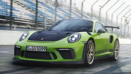 Sleek Green Porsche GT3 RS Wallpaper wallpaper