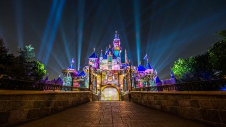 Sleeping Beauty Castle wallpaper