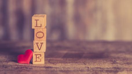 Timeless Love in Scrabble Style wallpaper