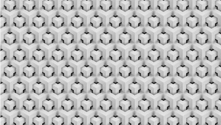 White Isometric Background wallpaper