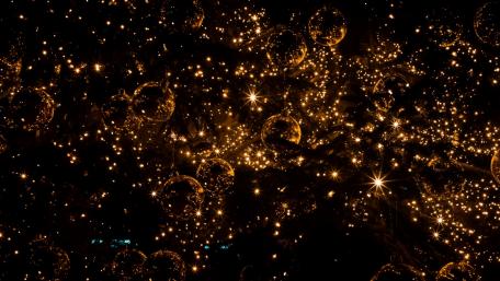 Celestial Sparkles in Darkness wallpaper